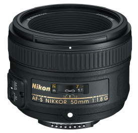 Nikon AF-S FX NIKKOR 50mm f/1.8G Lens with Auto Focus 