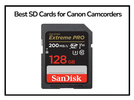 Best SD Cards for Canon Camcorders