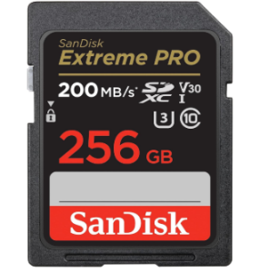 SanDisk 256GB Extreme PRO SDXC UHS-I Memory Card