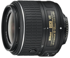 Nikon AF-S DX NIKKOR 18-55mm f/3.5-5.6G Vibration Reduction II Zoom Lens with Auto Focus