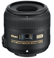 Nikon AF-S DX Micro-NIKKOR 40mm f/2.8G Close-up Lens
