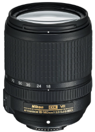 Nikon AF-S DX NIKKOR 18-140mm f/3.5-5.6G ED Vibration Reduction Zoom Lens