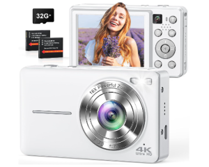 Camkory 4K 64MP Digital Camera