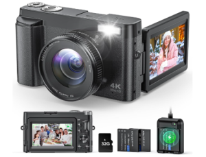 4K Digital Camera for Beginners and Teens