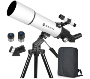 EACONN 80mm Aperture 600mm Refractor Telescope