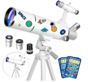 Hawkko 80mm Aperture 500mm Refractor Telescope 