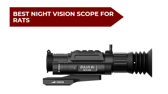 8 Best Night Vision Scope for Rats​