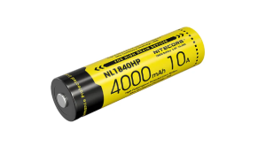 Nitecore NL1840HP 4000mAh Rechargeable 18650 Battery 